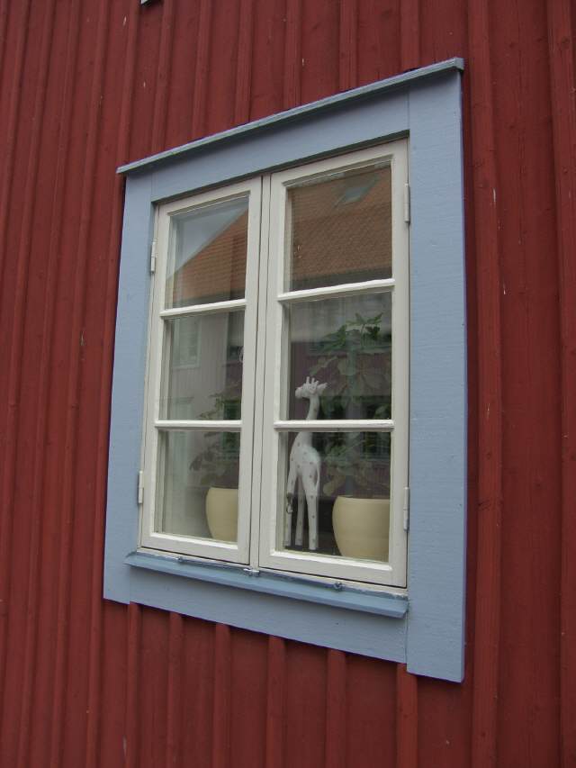 Fenster umgekehrt bemalt